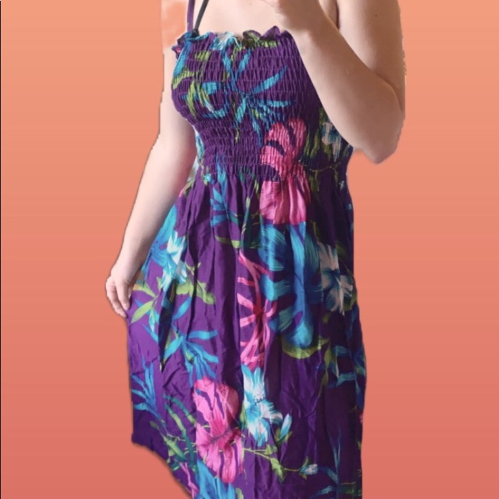 Hibiscus collection Hawaii floral small dress